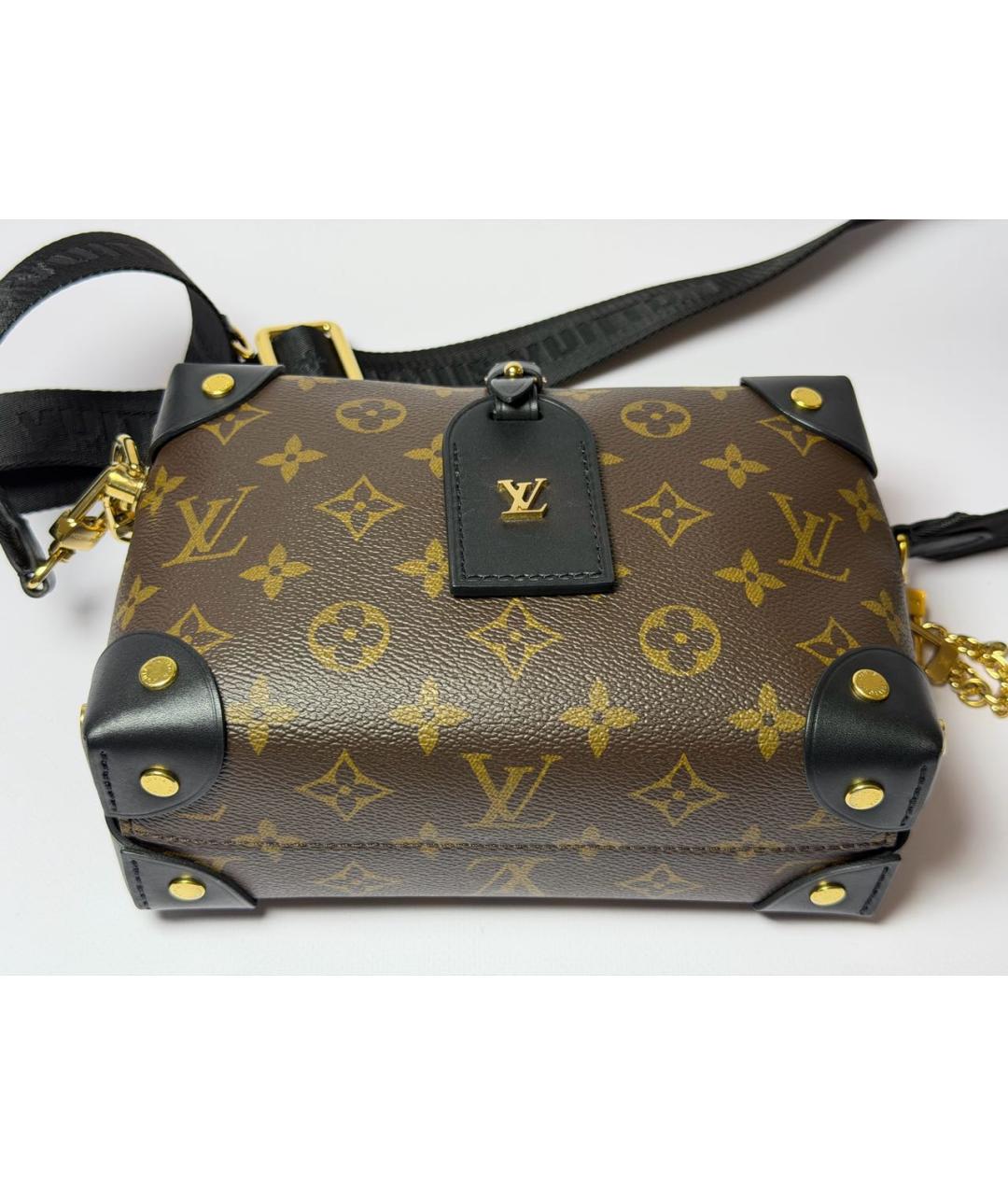 LOUIS VUITTON Коричневая сумка с короткими ручками, фото 6