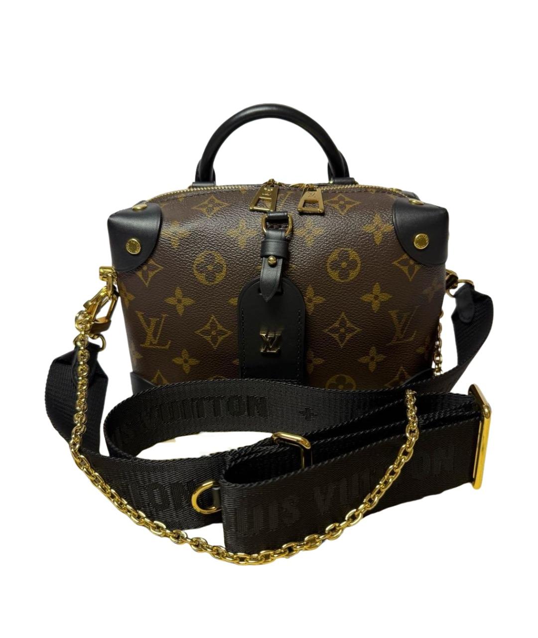 LOUIS VUITTON Коричневая сумка с короткими ручками, фото 1
