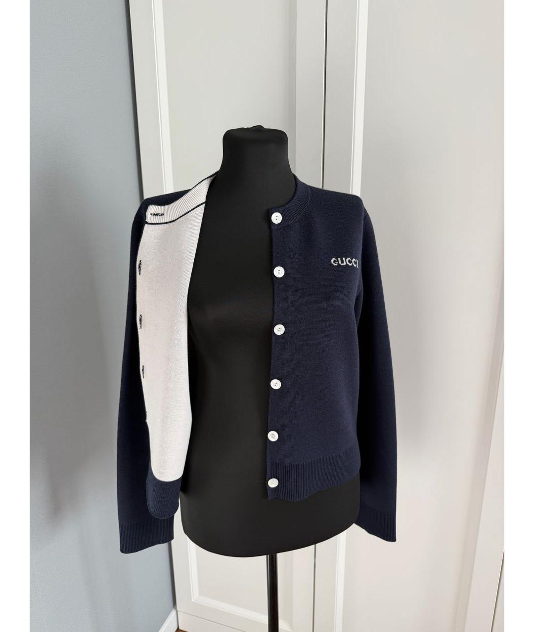 MIU MIU Темно-синий кардиган, фото 8