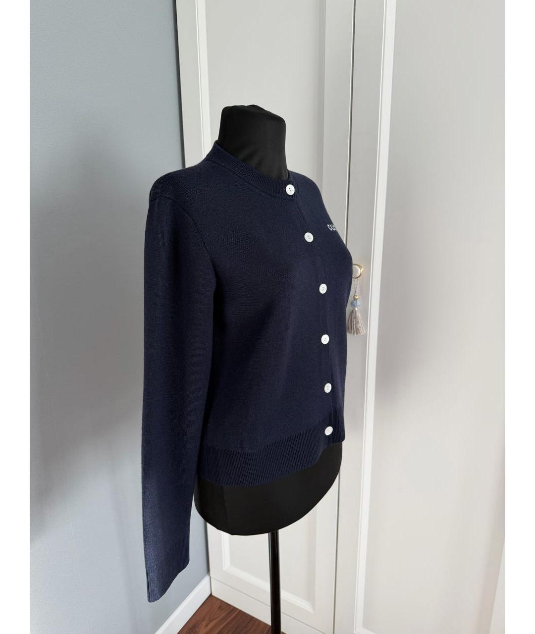 MIU MIU Темно-синий кардиган, фото 6