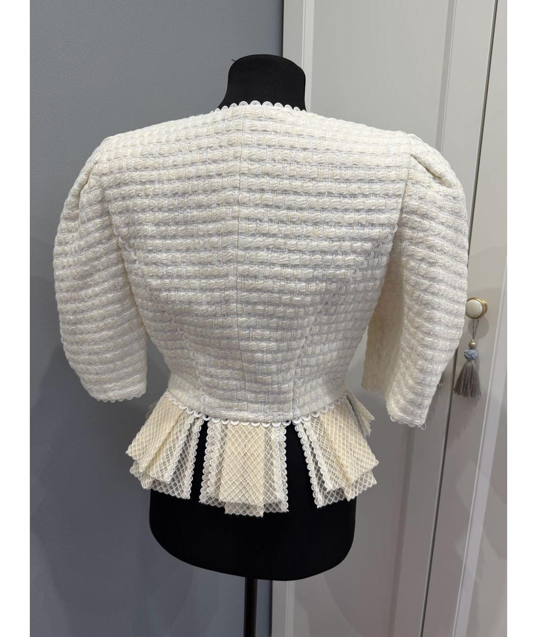 ULYANA SERGEENKO Бежевый хлопковый кардиган, фото 6