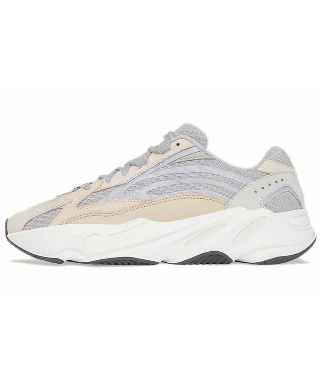 ADIDAS YEEZY Бежевые синтетические кроссовки, фото 5