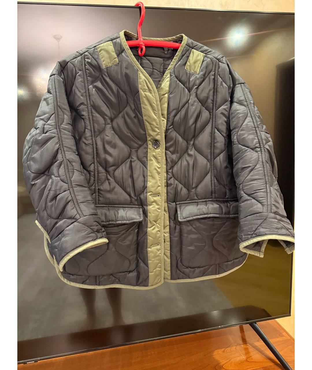 THE FRANKIE SHOP Черная полиэстеровая куртка, фото 9