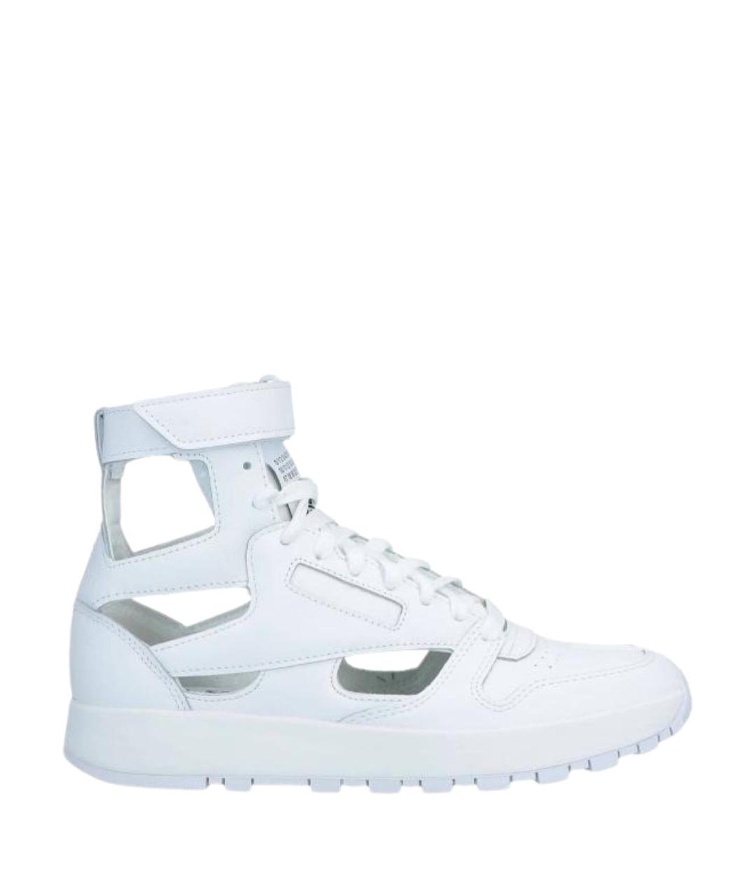 MAISON MARGIELA Белые кожаные кроссовки, фото 1