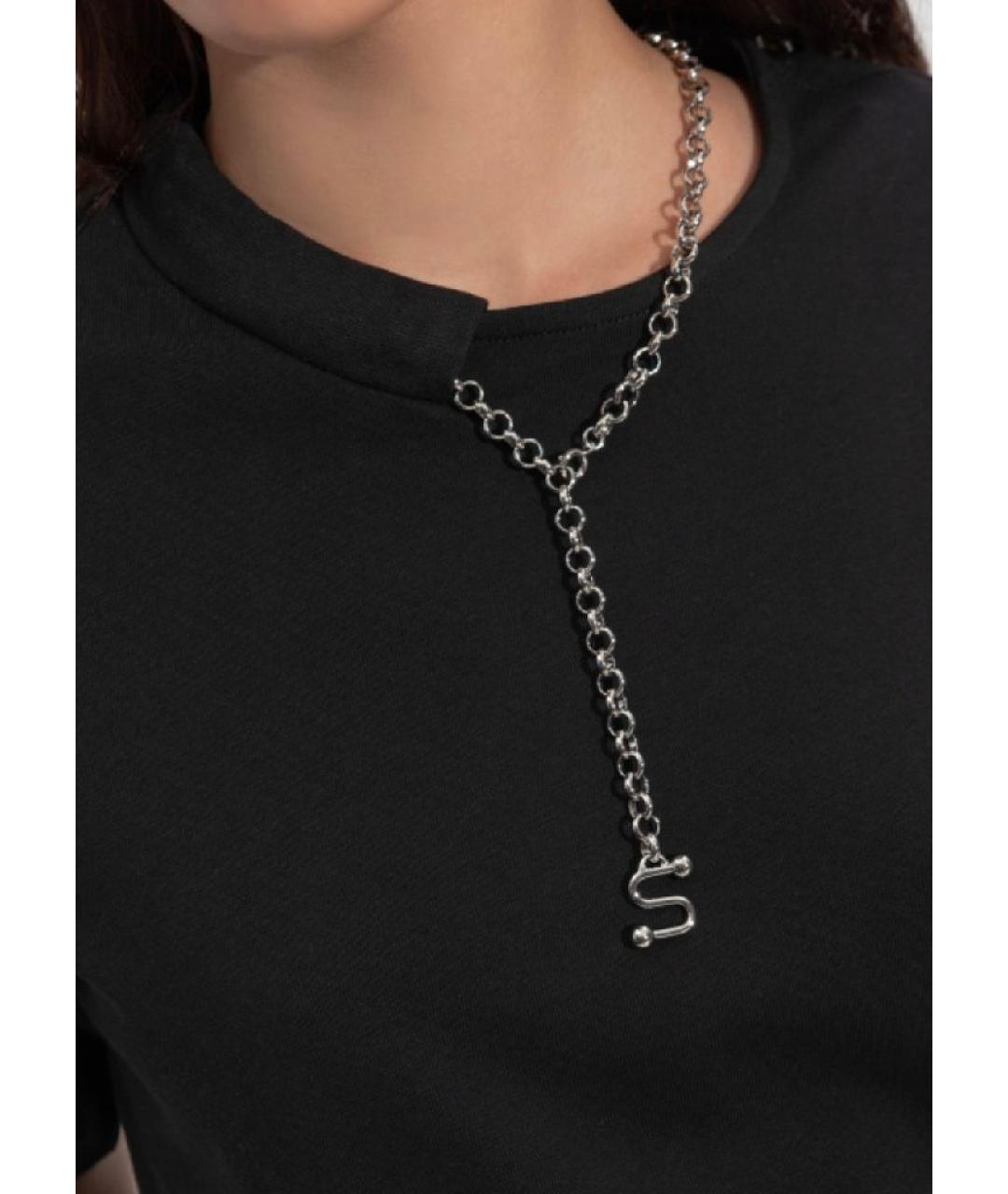 MAX MARA Черная хлопковая футболка, фото 4