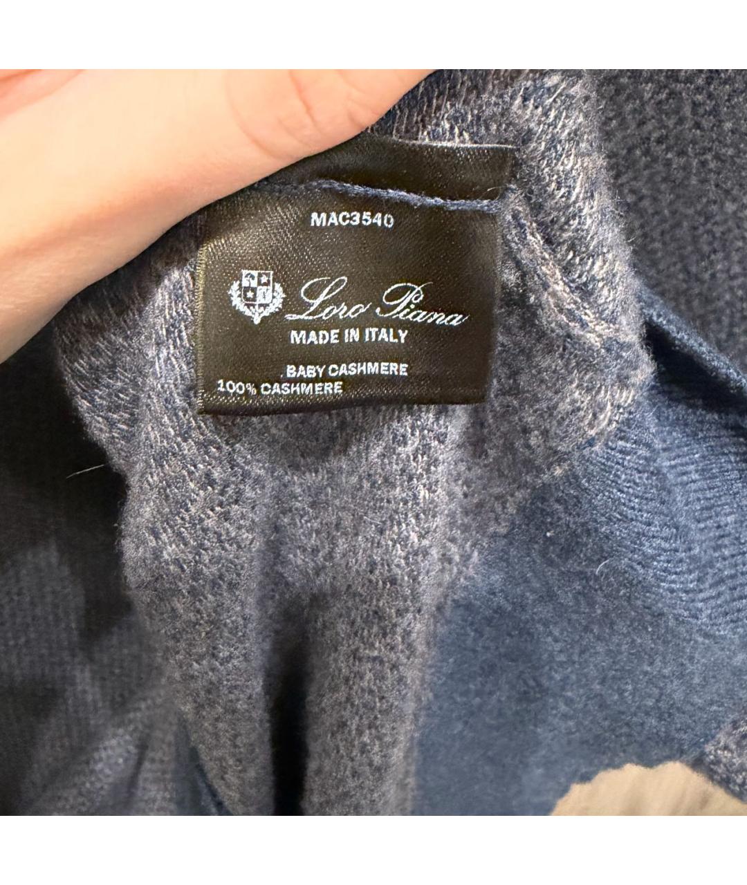 LORO PIANA Серая кашемировая жилетка, фото 4