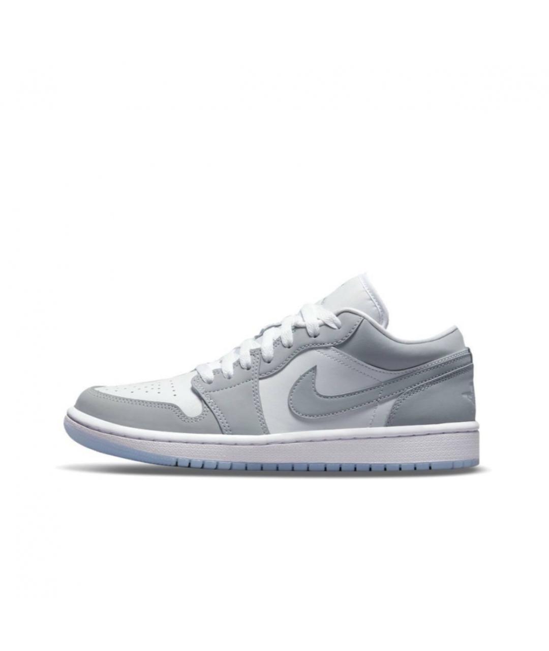 JORDAN Серые кожаные кроссовки, фото 4