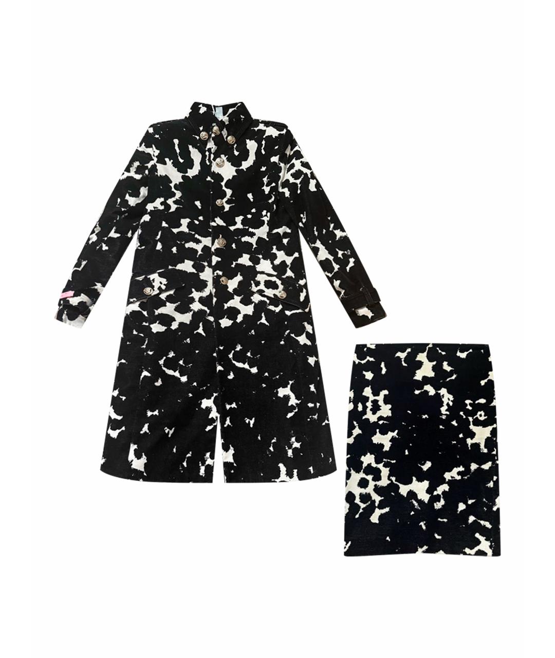 VERSACE Мульти бархатный костюм с юбками, фото 1