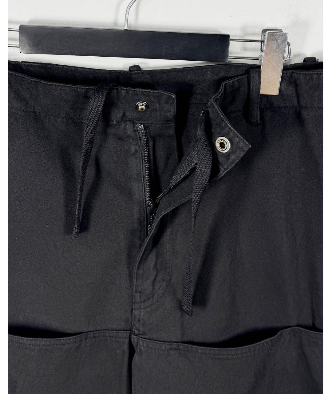 YEEZY Черные хлопковые повседневные брюки, фото 4