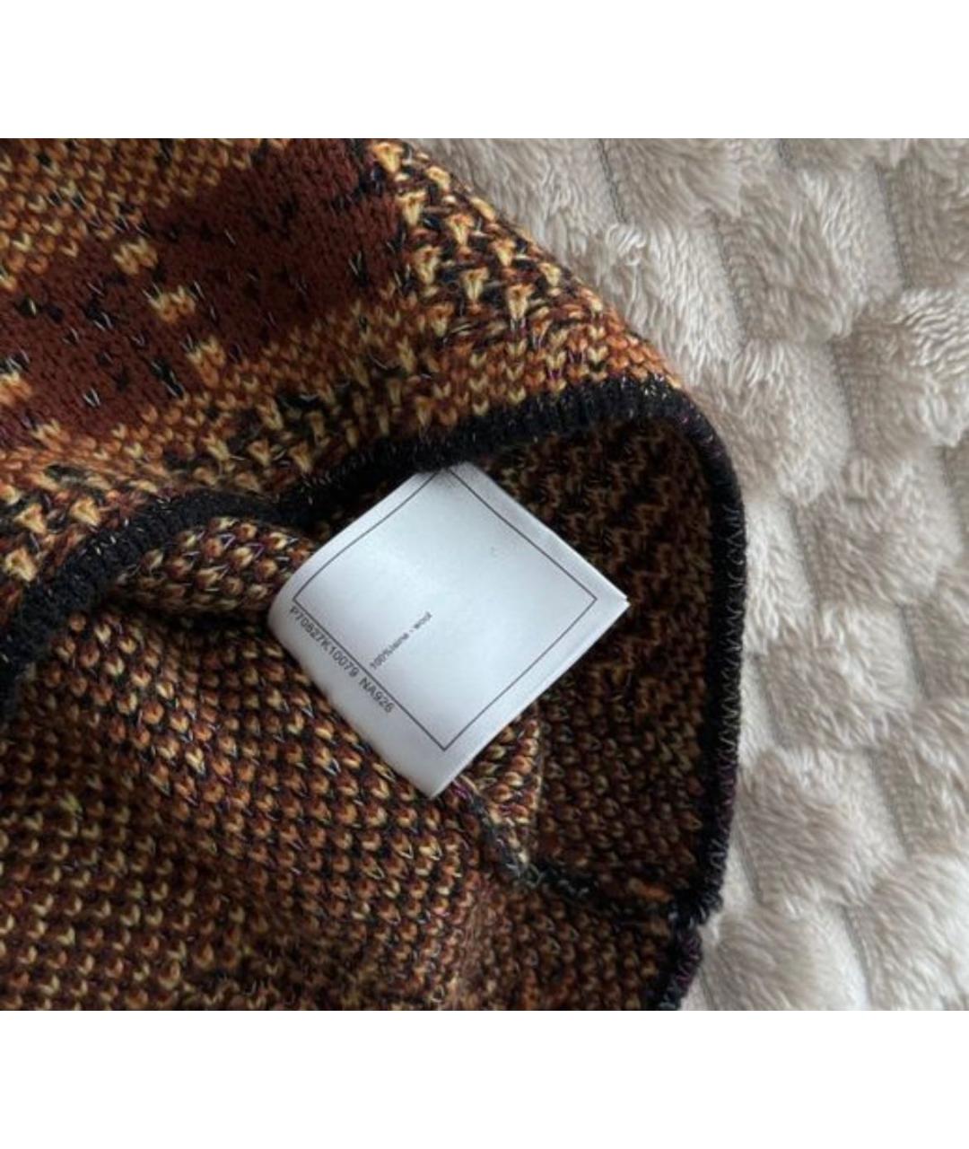 CHANEL Коричневая шерстяная жилетка, фото 4