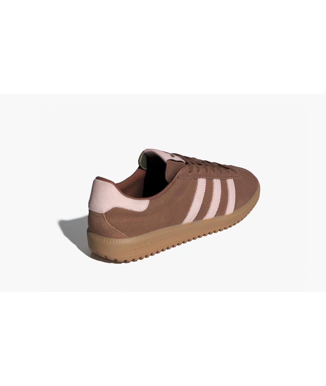 ADIDAS Коричневые замшевые низкие кроссовки / кеды, фото 4