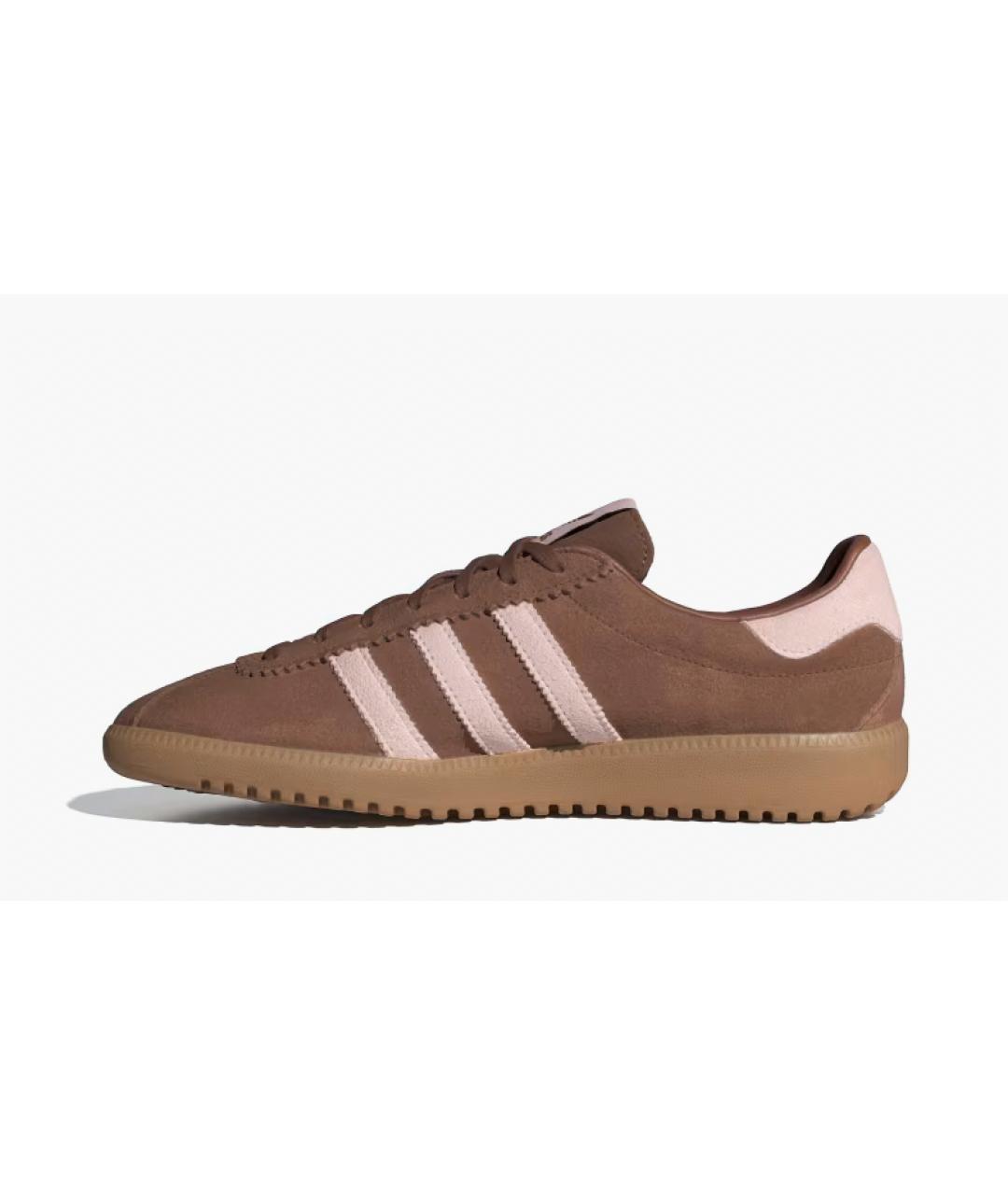 ADIDAS Коричневые замшевые низкие кроссовки / кеды, фото 5