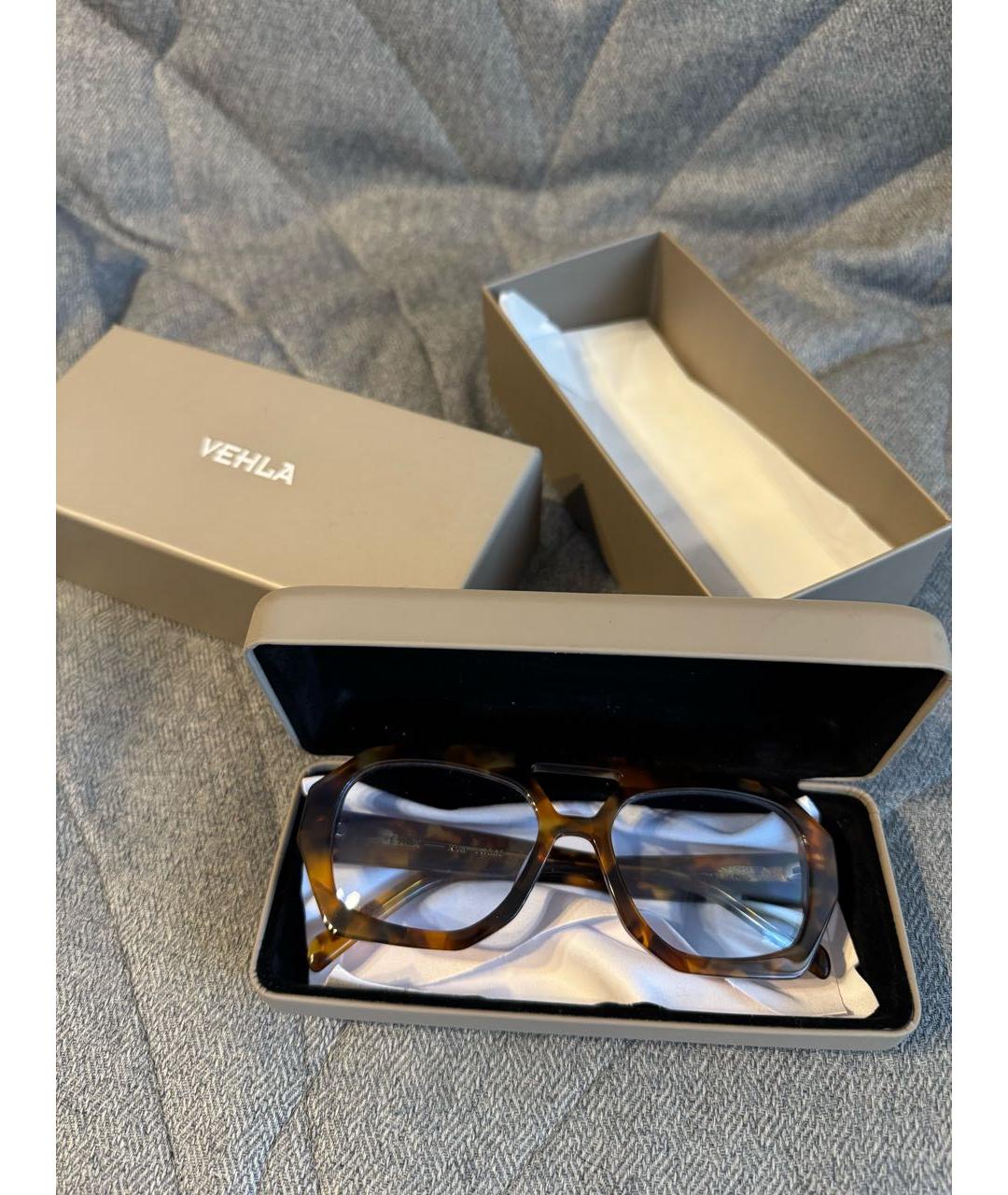 Vehla Коричневые пластиковые солнцезащитные очки, фото 2
