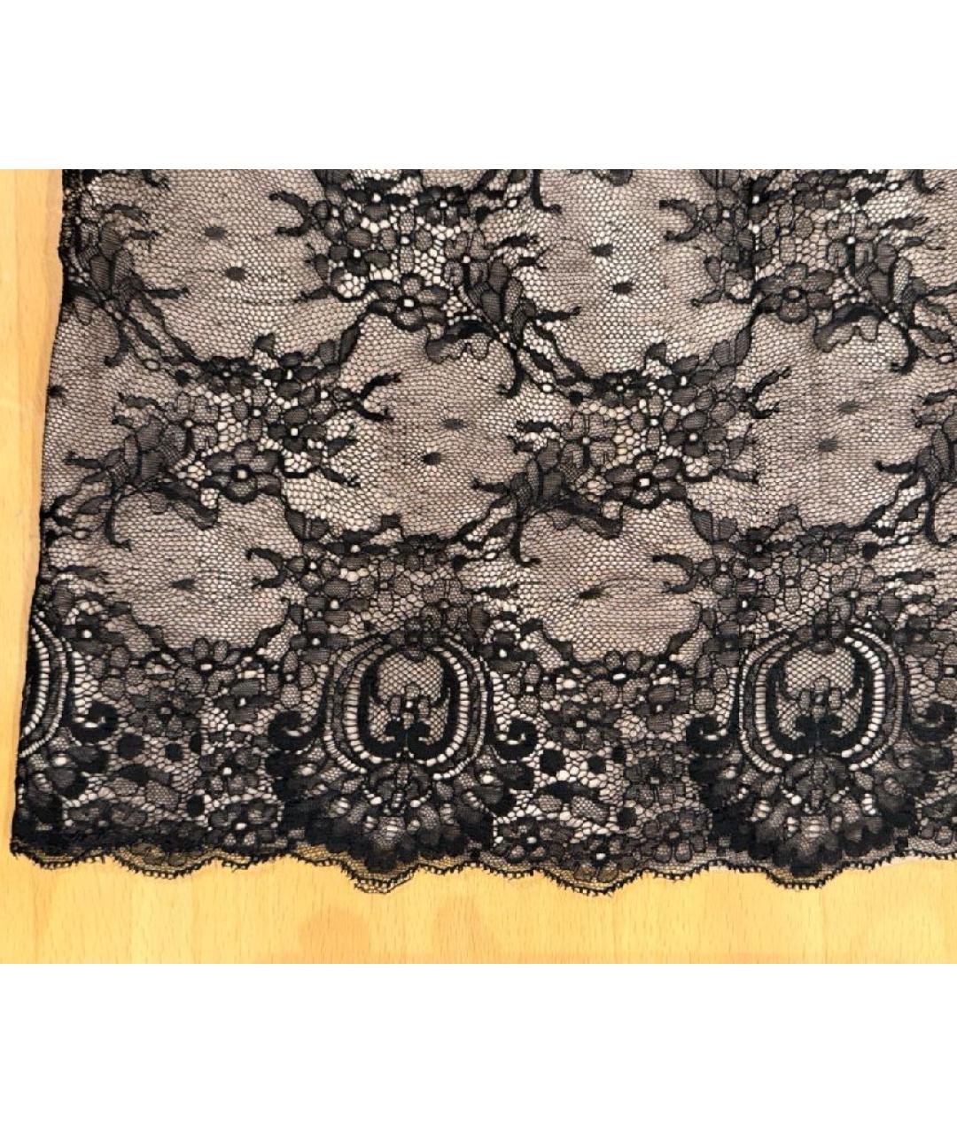 RED VALENTINO Черная полиэстеровая блузы, фото 4