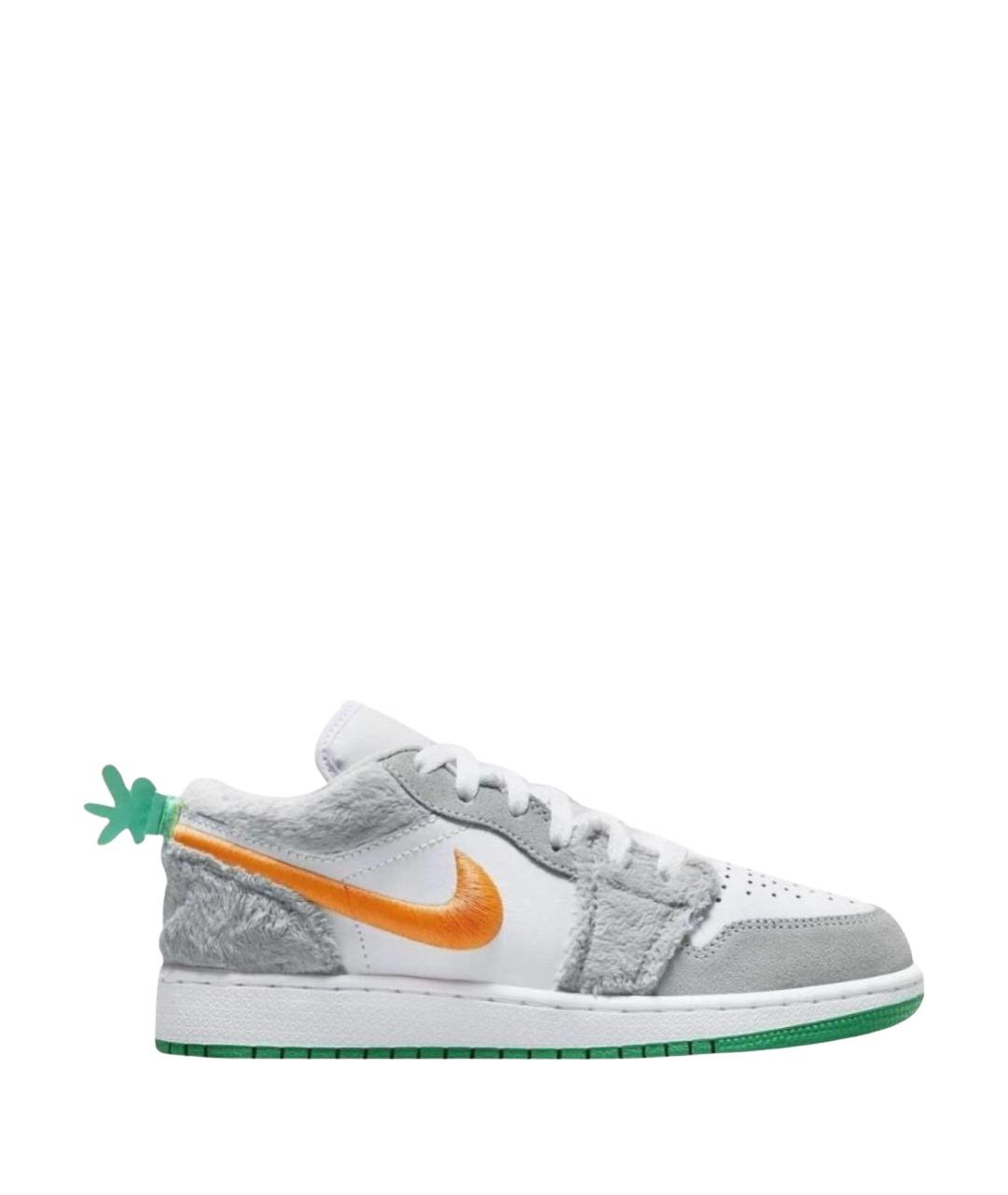 JORDAN Серые замшевые кроссовки, фото 1