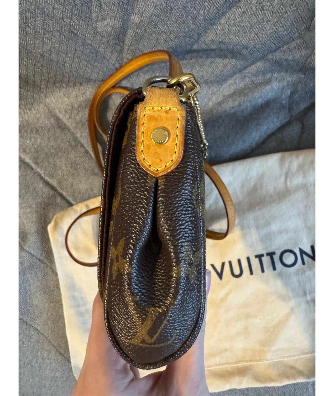 LOUIS VUITTON Коричневая сумка через плечо, фото 8