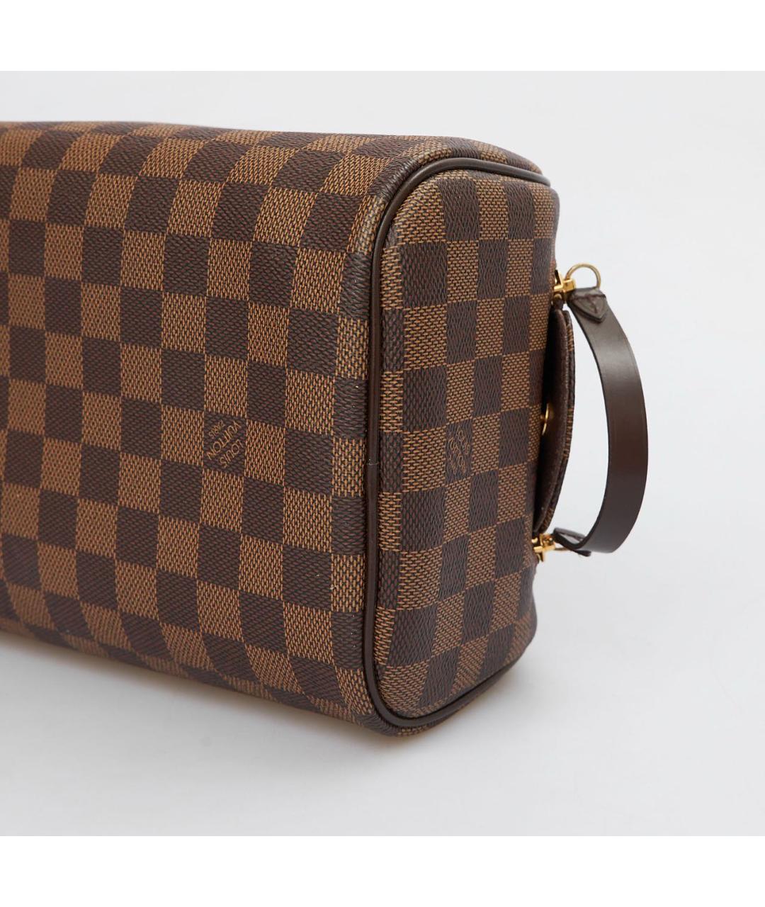 LOUIS VUITTON Коричневая косметичка, фото 6