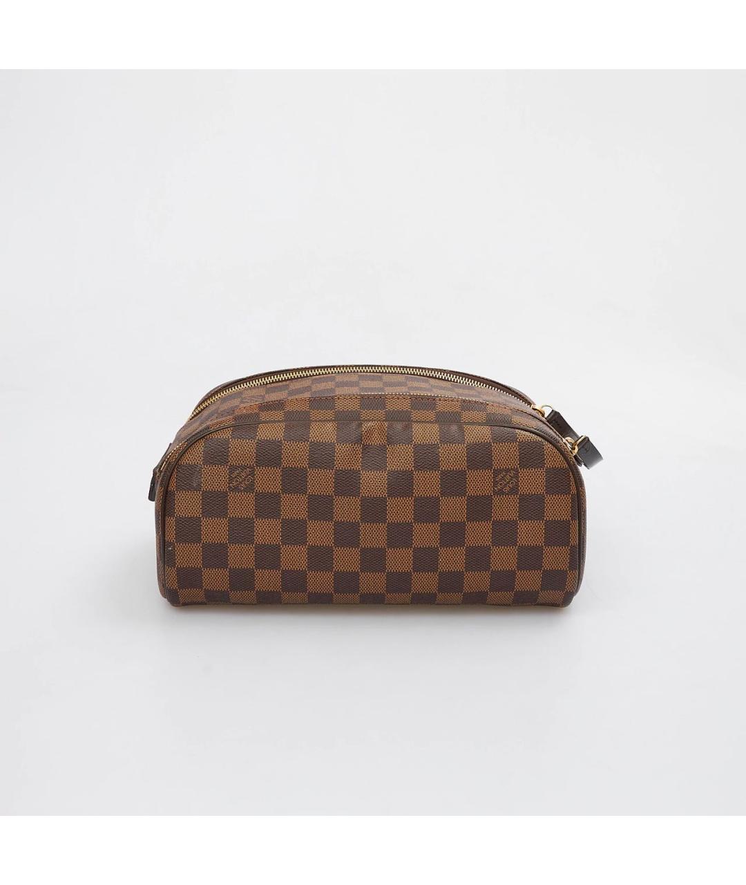 LOUIS VUITTON Коричневая косметичка, фото 7