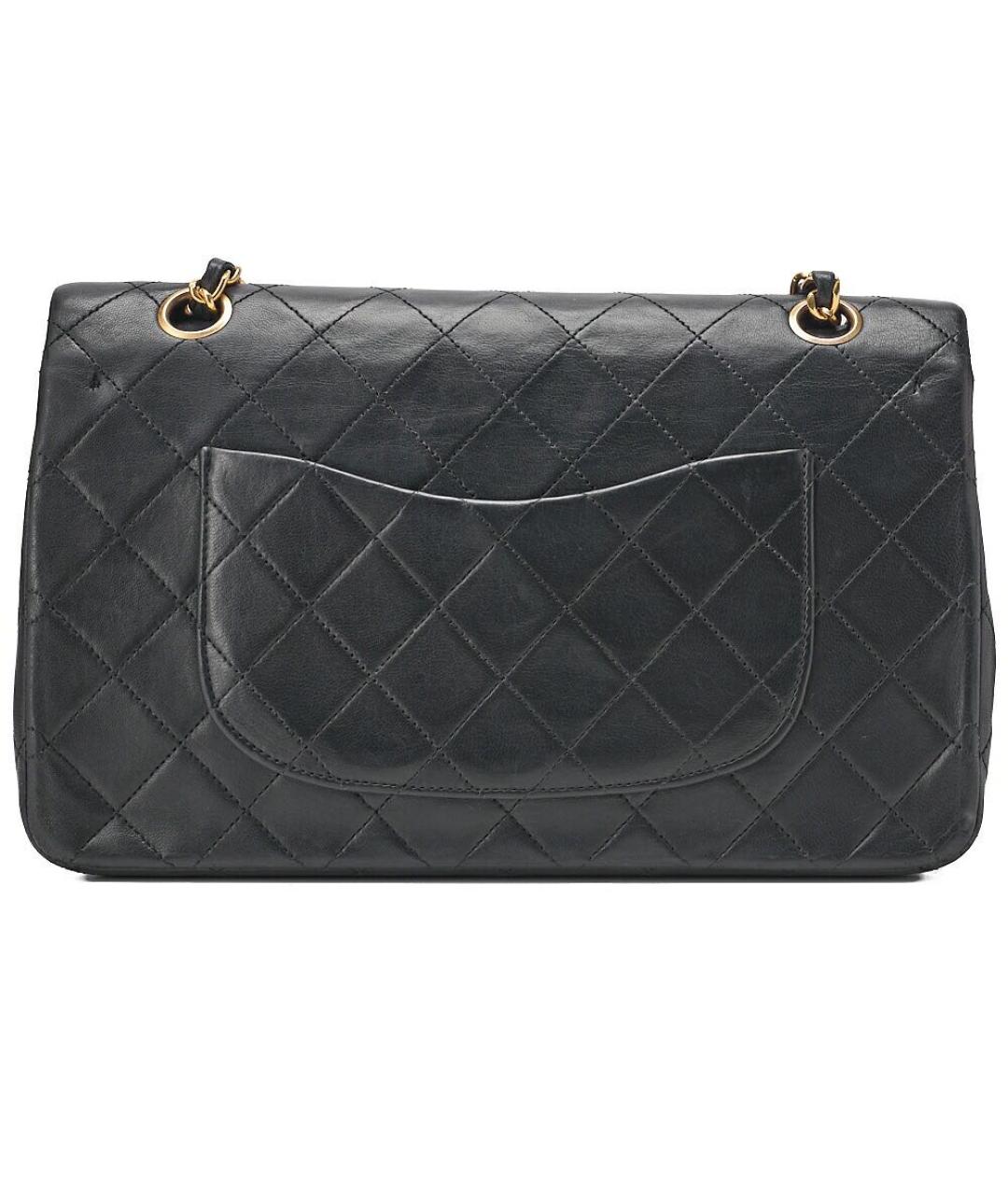 CHANEL Черная кожаная сумка через плечо, фото 4
