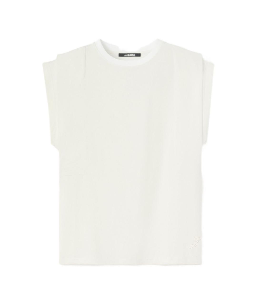 JACQUEMUS Белая футболка, фото 1