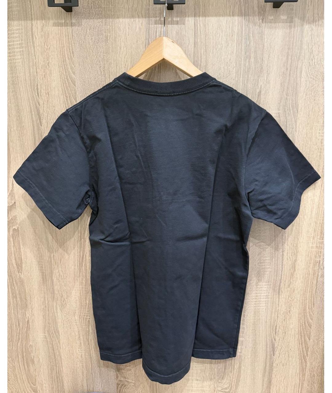 CHRISTIAN DIOR Черная хлопковая футболка, фото 2