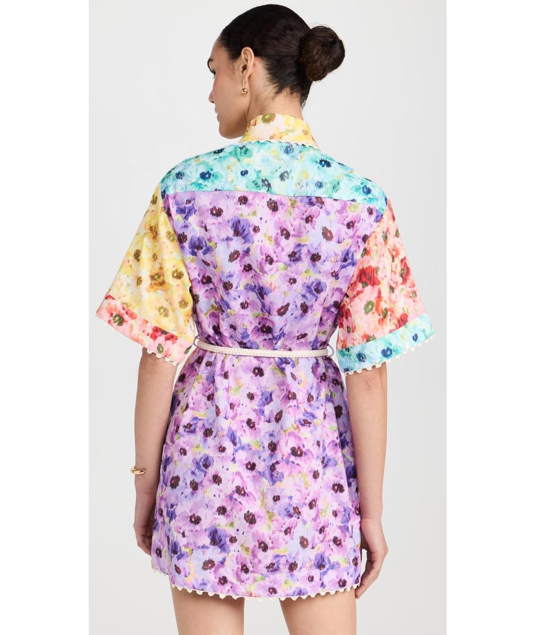 ZIMMERMANN Мульти хлопковое коктейльное платье, фото 5