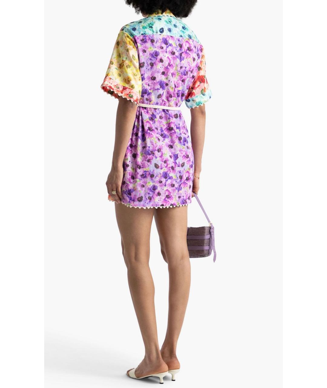 ZIMMERMANN Мульти хлопковое коктейльное платье, фото 8