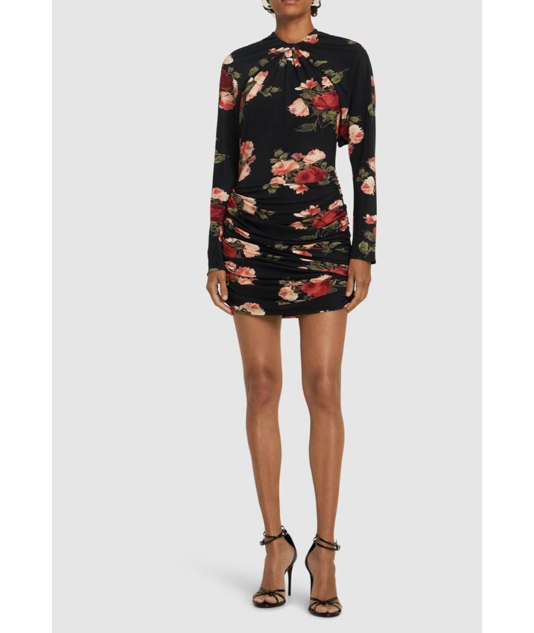 MAGDA BUTRYM Мульти вискозное коктейльное платье, фото 5