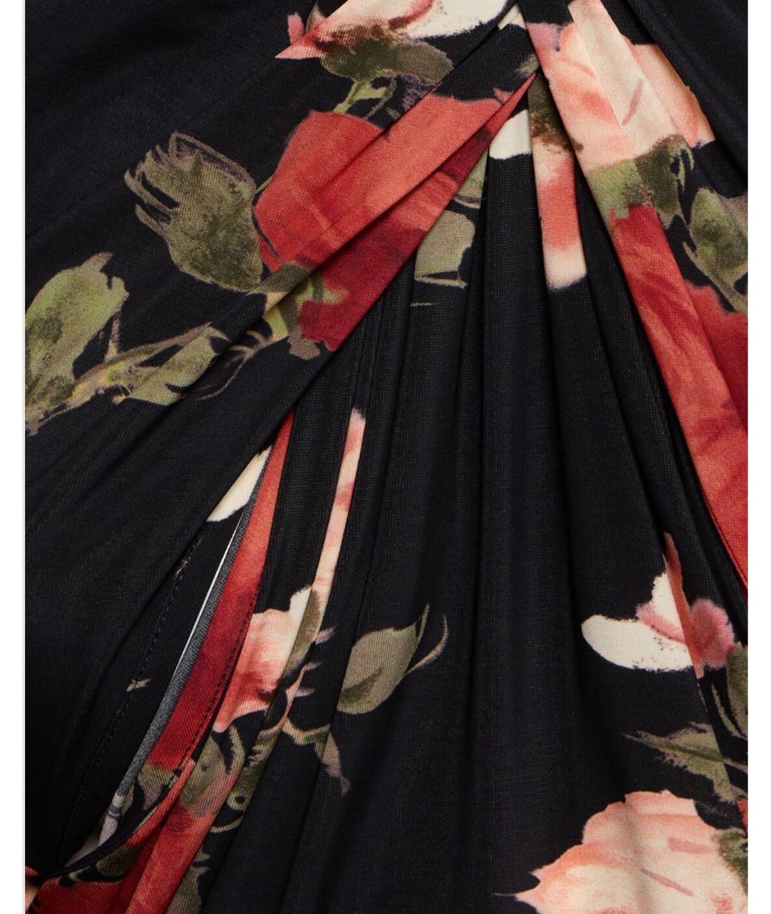 MAGDA BUTRYM Мульти вискозное коктейльное платье, фото 4