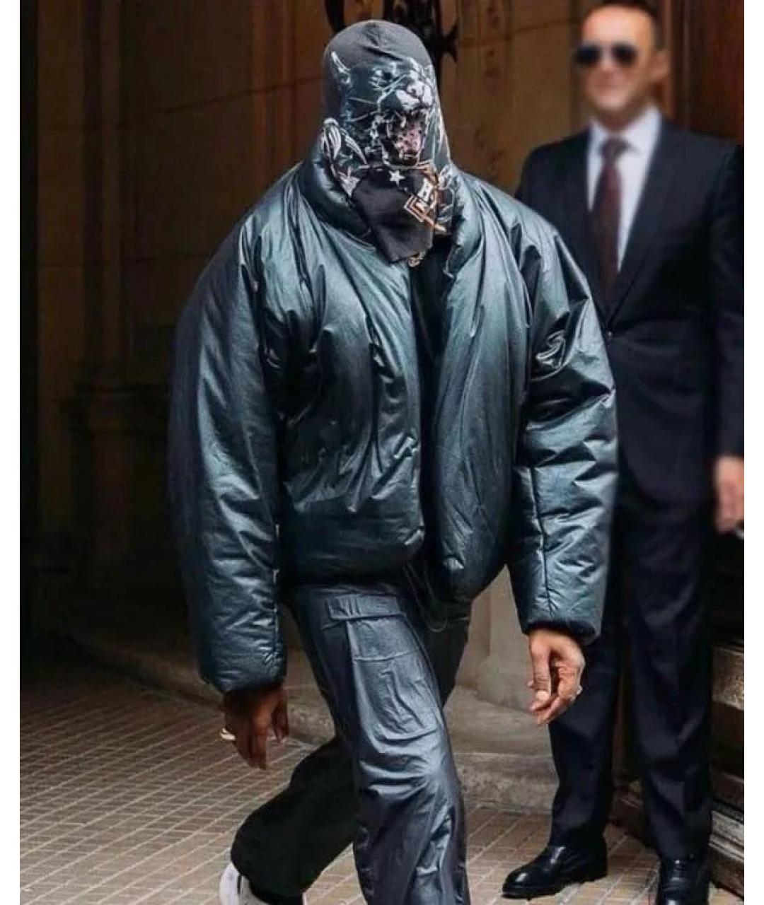 YEEZY Черный пуховик, фото 4