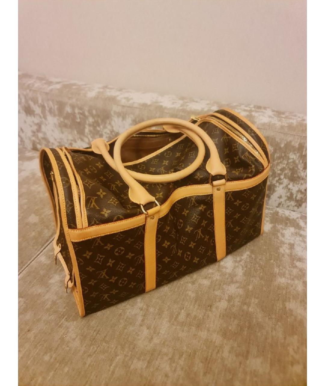 LOUIS VUITTON Коричневая дорожная/спортивная сумка, фото 2