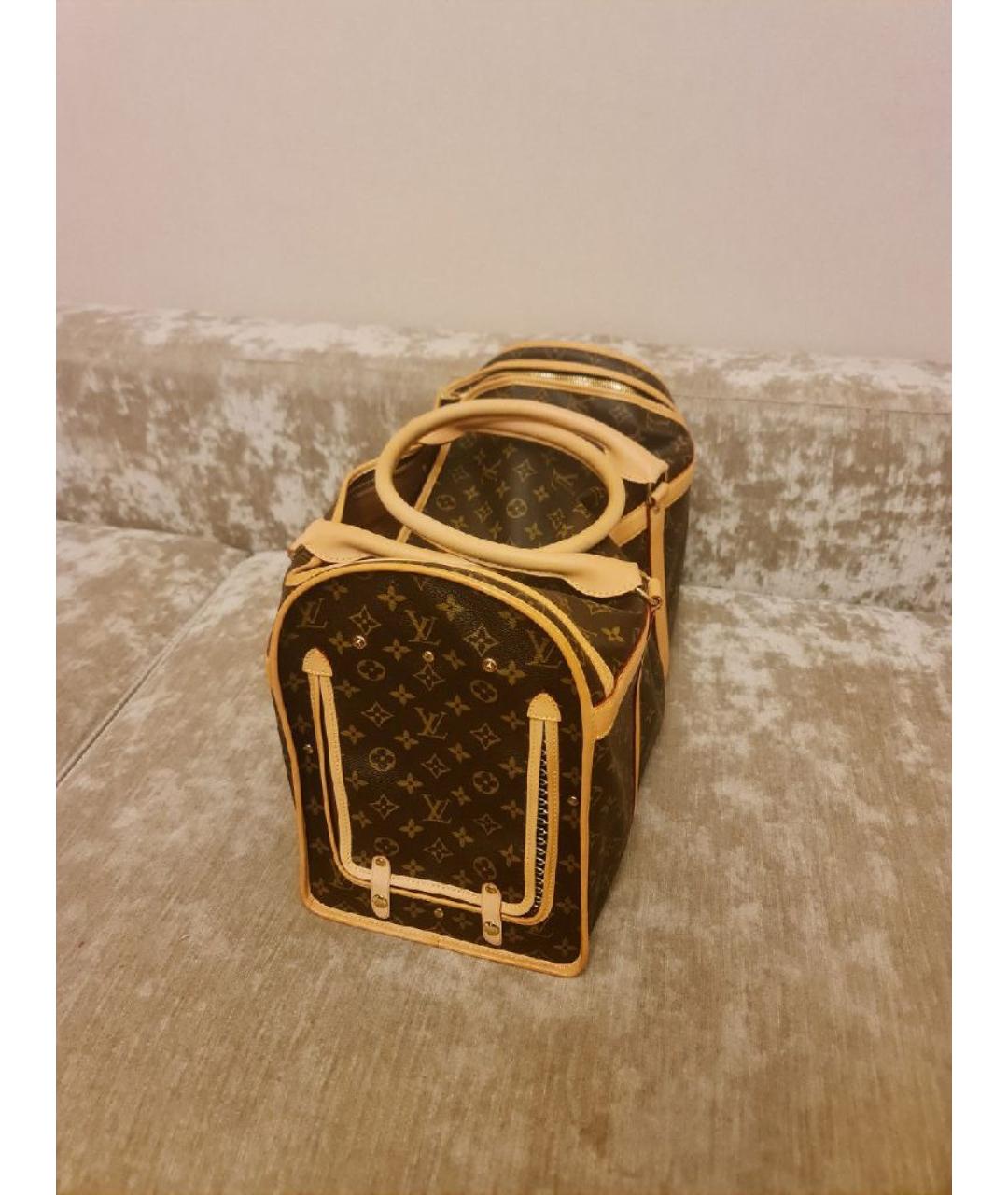 LOUIS VUITTON Коричневая дорожная/спортивная сумка, фото 3