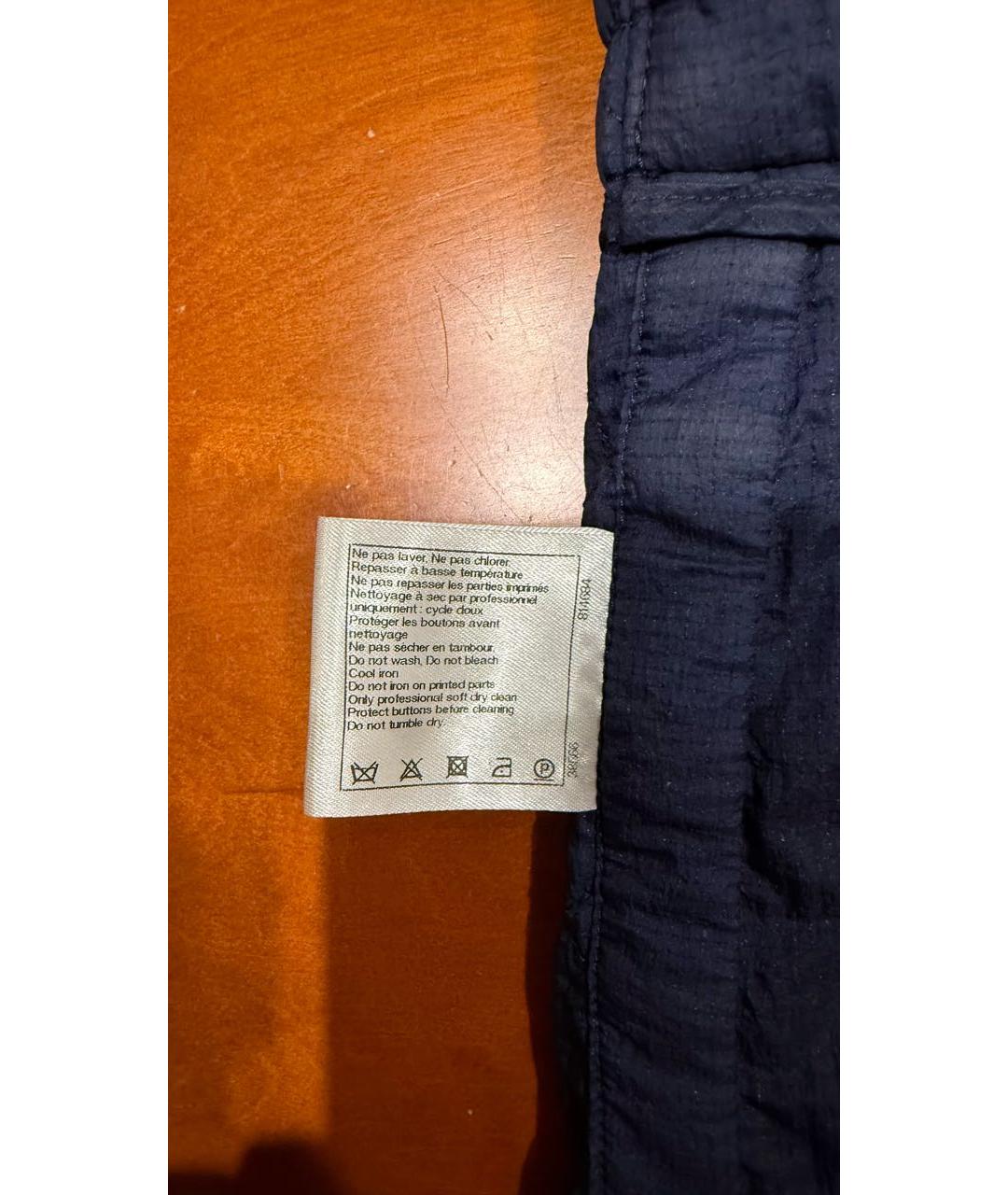 CHANEL Темно-синие полиамидовые шорты, фото 6