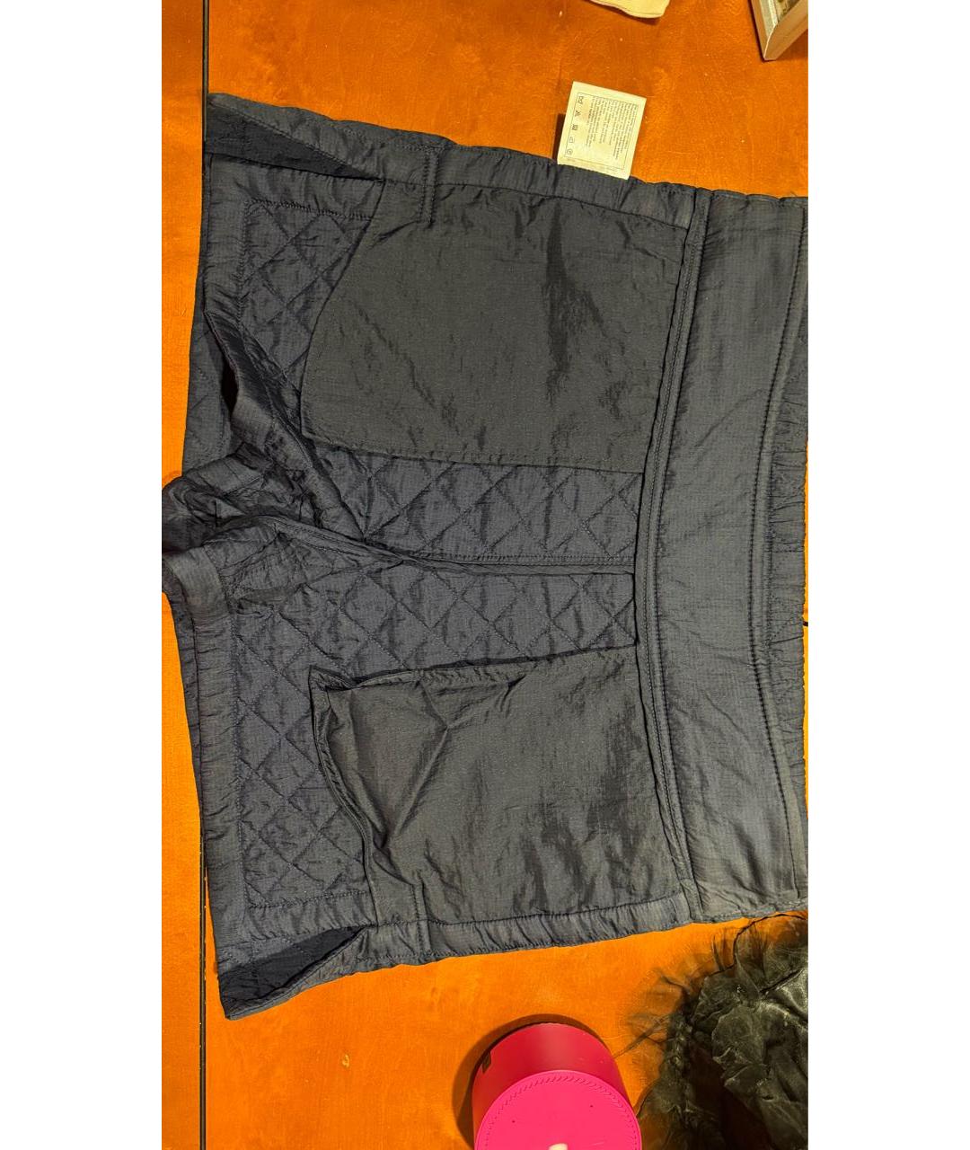 CHANEL Темно-синие полиамидовые шорты, фото 4