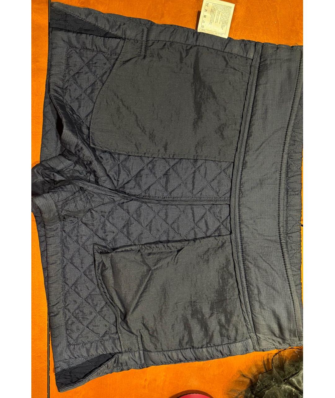 CHANEL Темно-синие полиамидовые шорты, фото 5