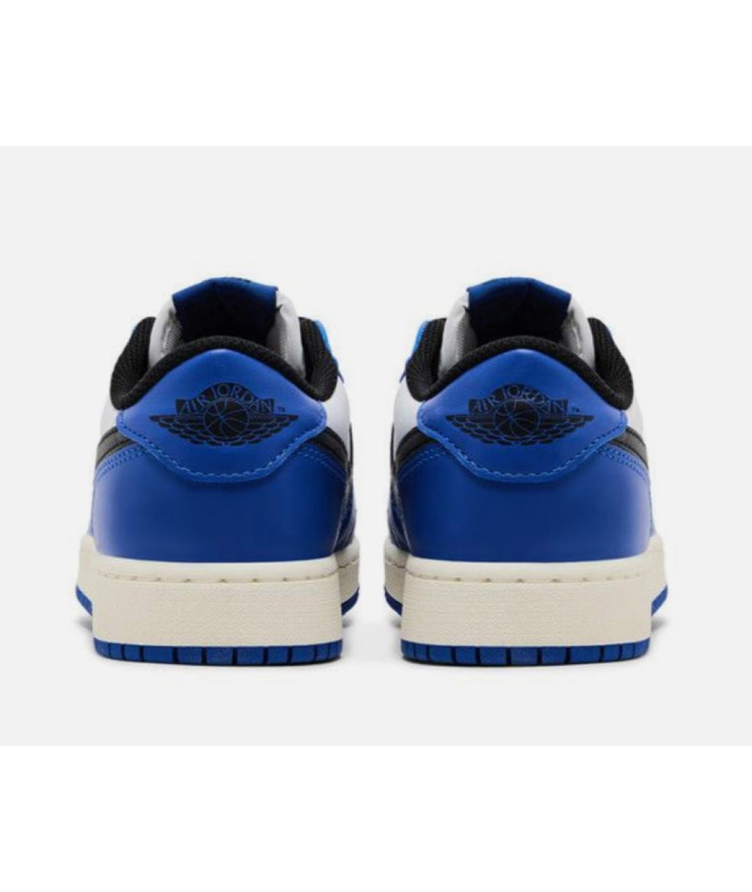 JORDAN Синие кожаные кроссовки, фото 3