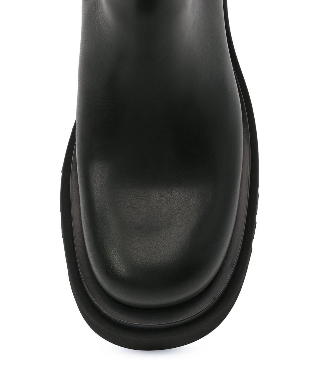 BOTTEGA VENETA Хаки кожаные полусапоги, фото 6