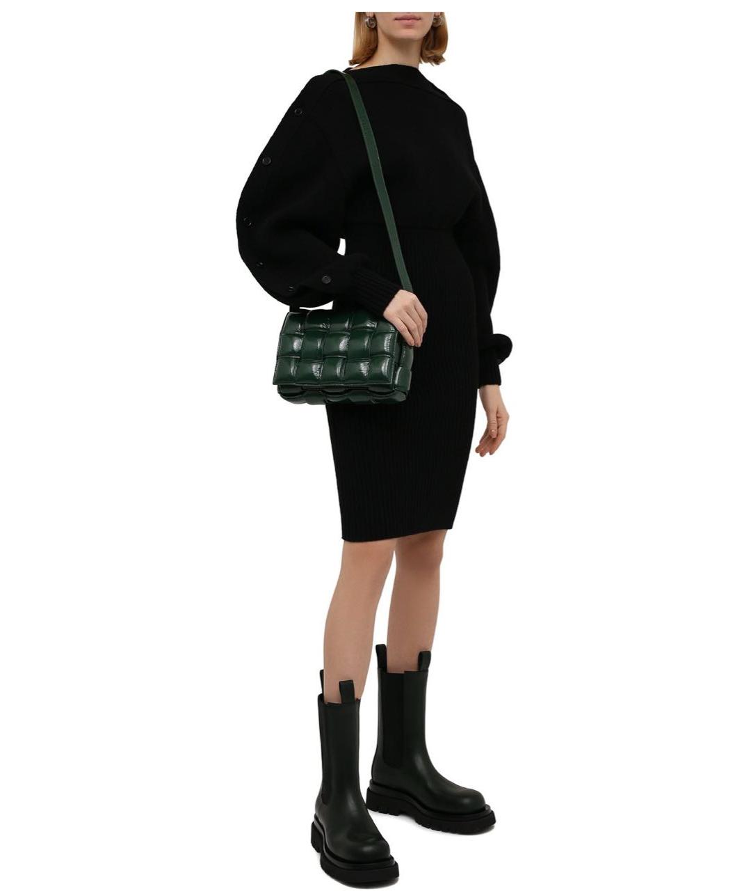 BOTTEGA VENETA Хаки кожаные полусапоги, фото 4