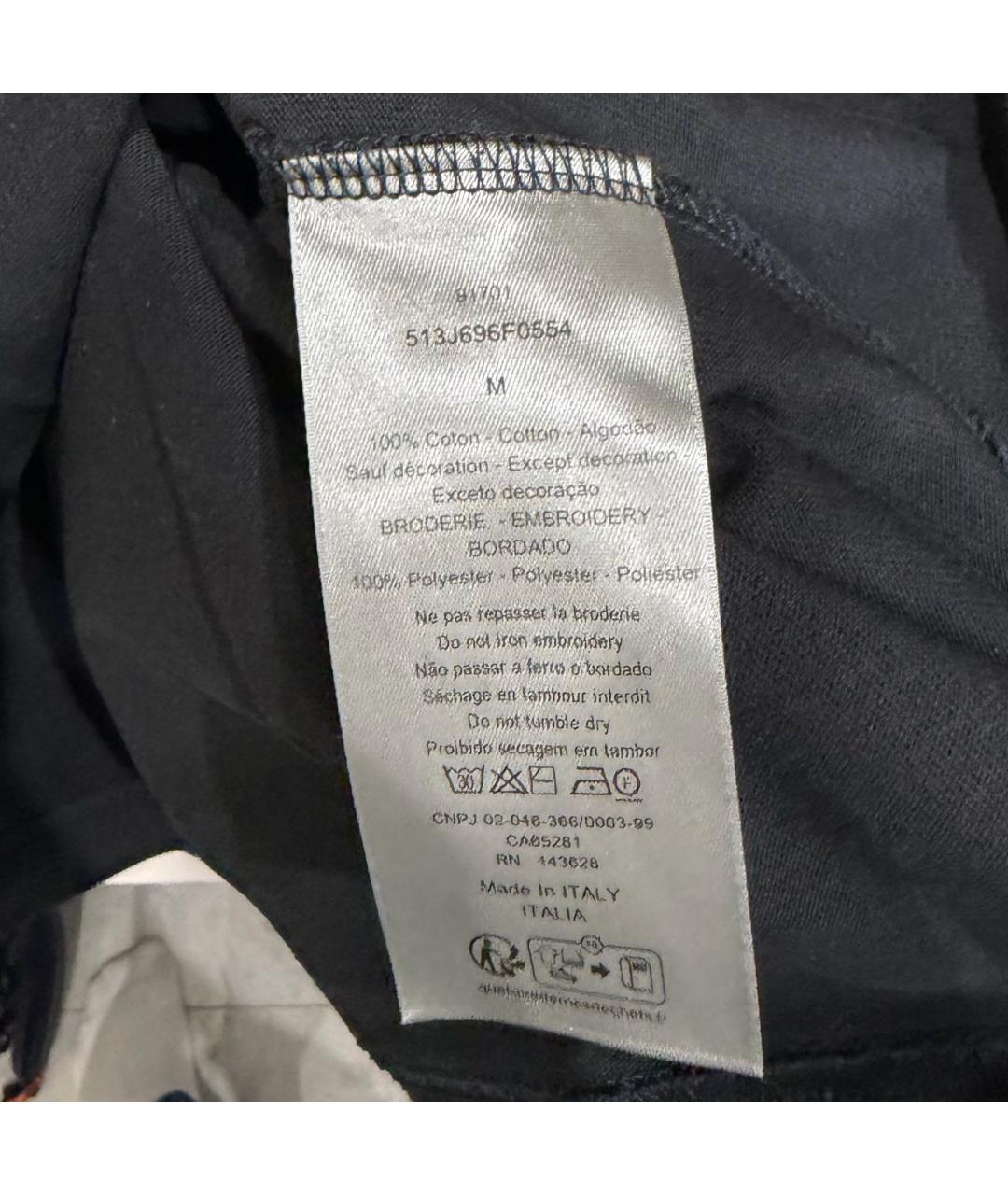 CHROME HEARTS Черная хлопковая футболка, фото 4