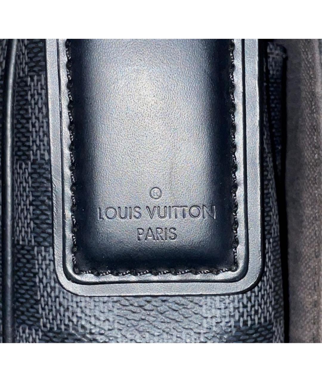 LOUIS VUITTON Черная сумка на плечо, фото 7