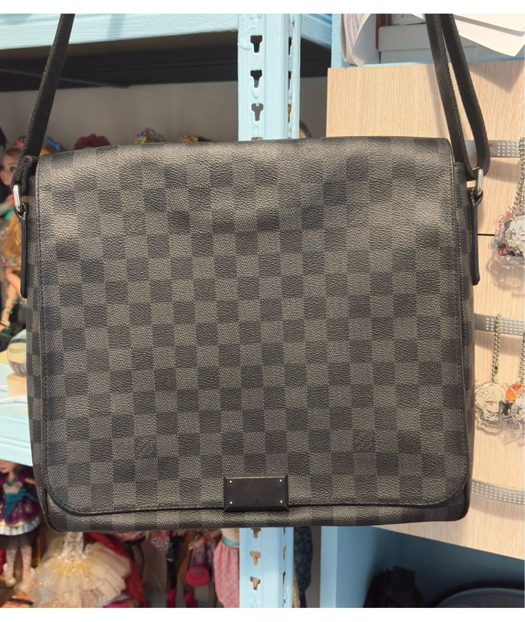 LOUIS VUITTON Черная сумка на плечо, фото 9