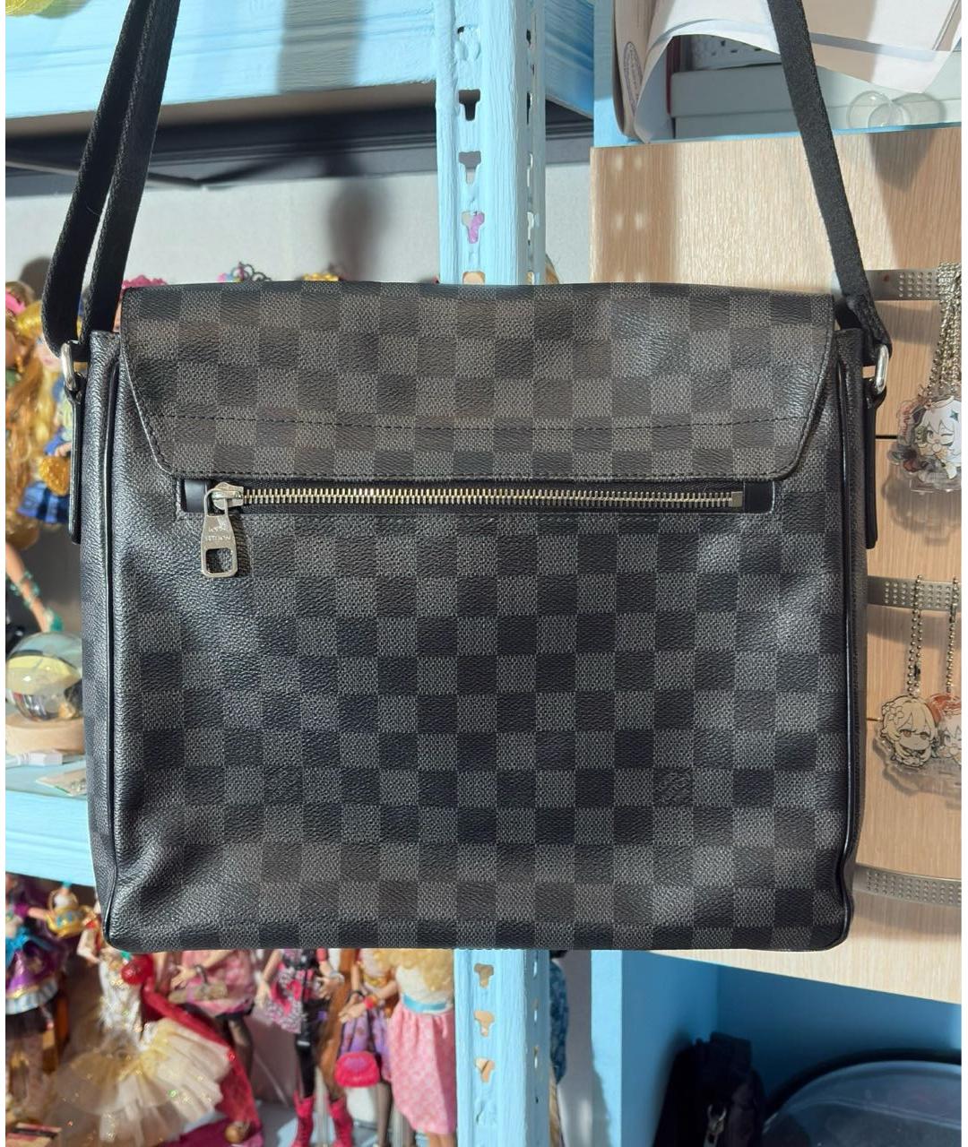 LOUIS VUITTON Черная сумка на плечо, фото 3