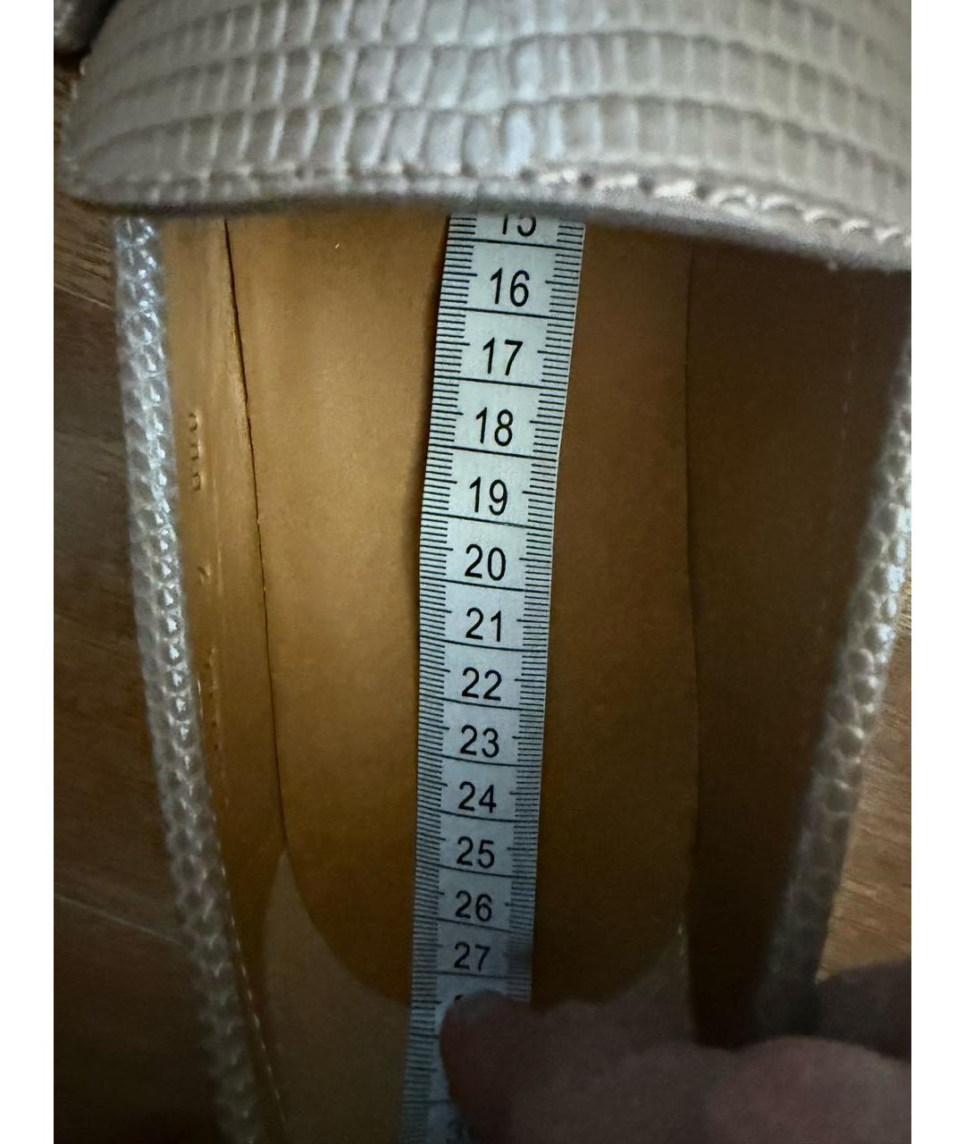 GUCCI Серые лоферы из экзотической кожи, фото 4