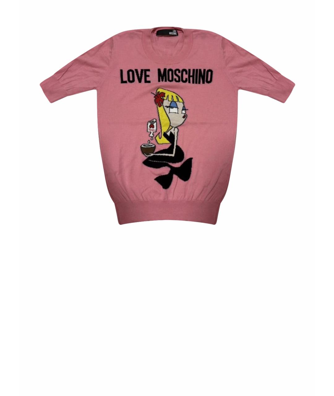 LOVE MOSCHINO Мульти шерстяной джемпер / свитер, фото 1