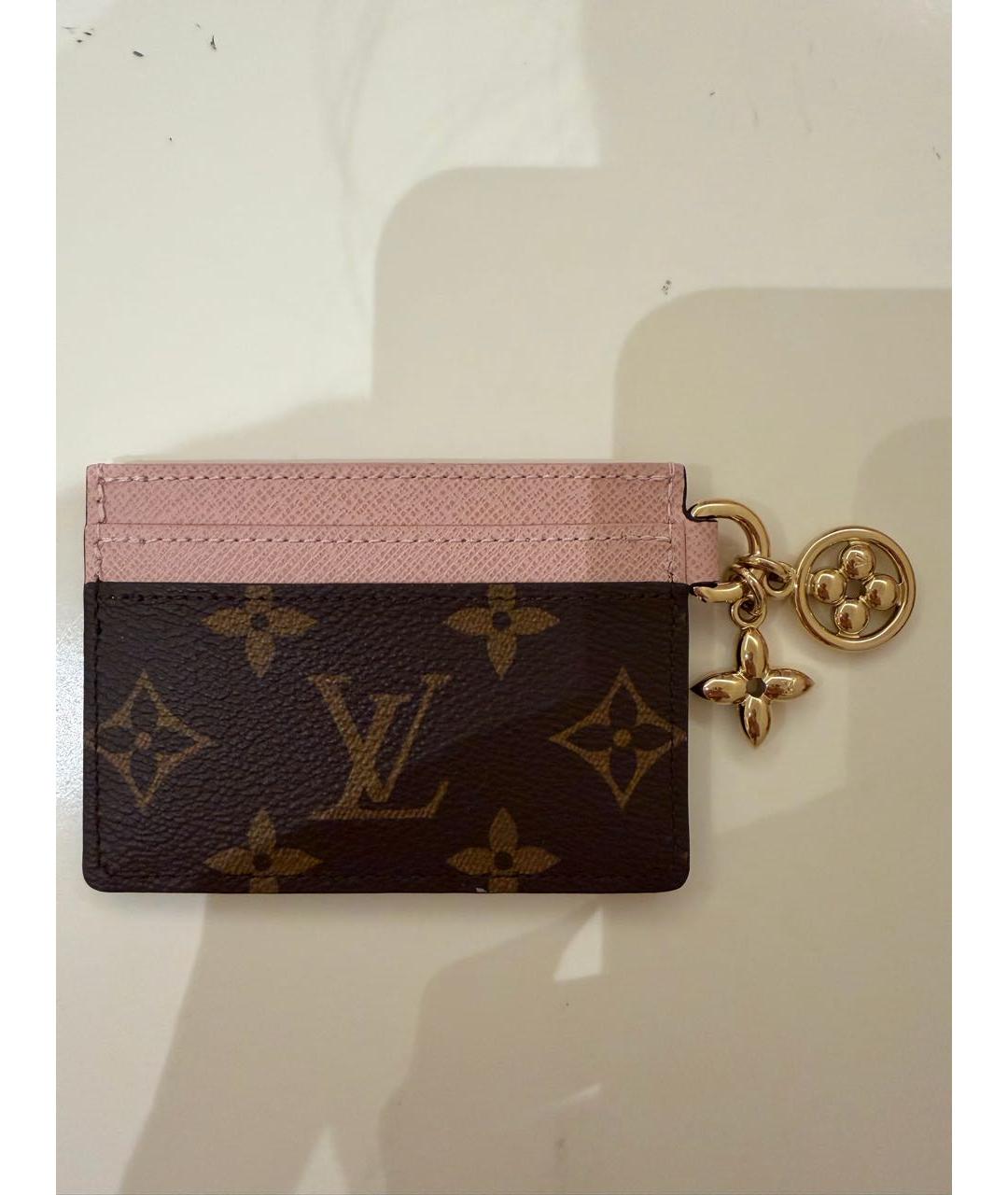 LOUIS VUITTON Розовый кардхолдер, фото 7