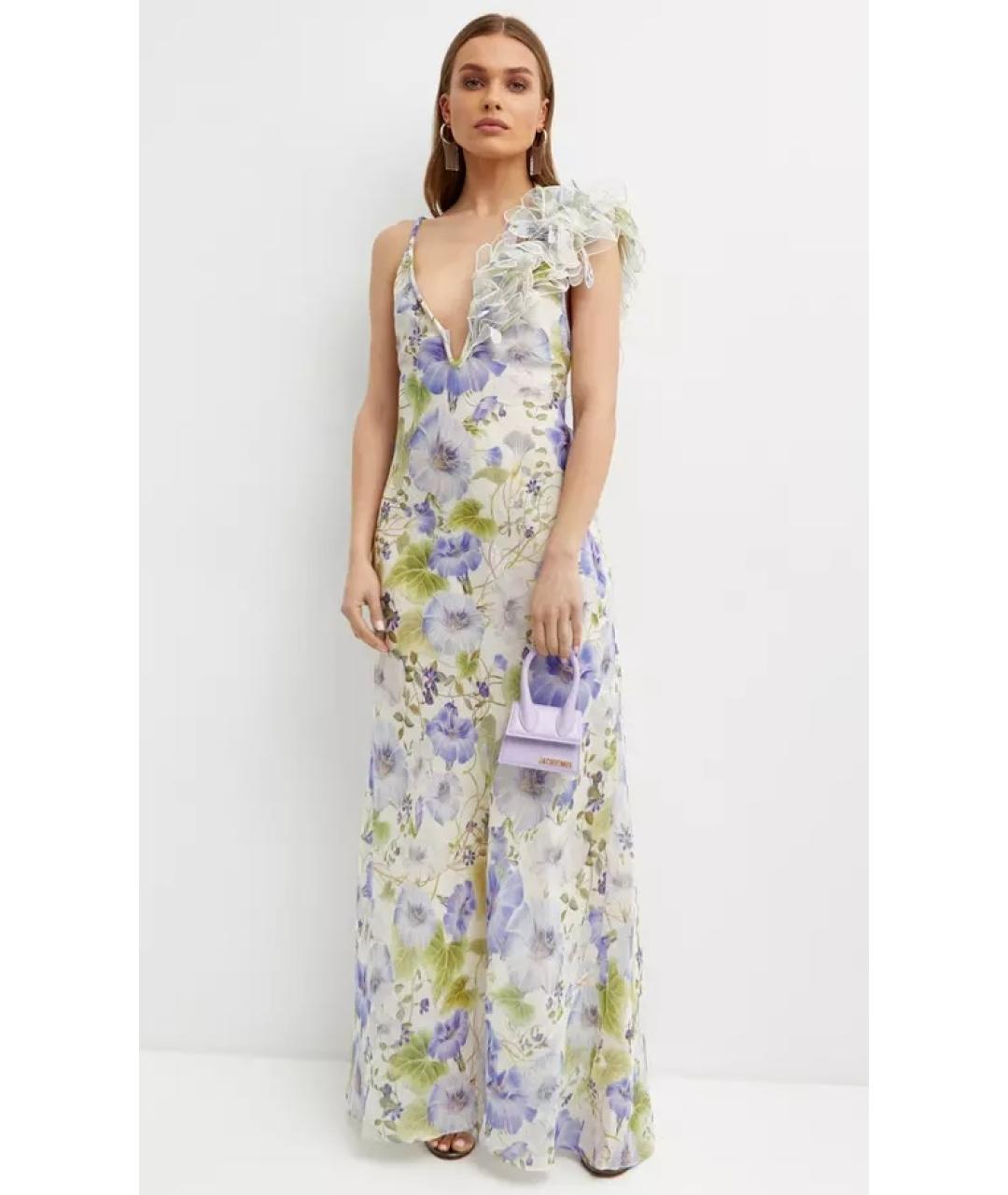 ZIMMERMANN Мульти льняное коктейльное платье, фото 8