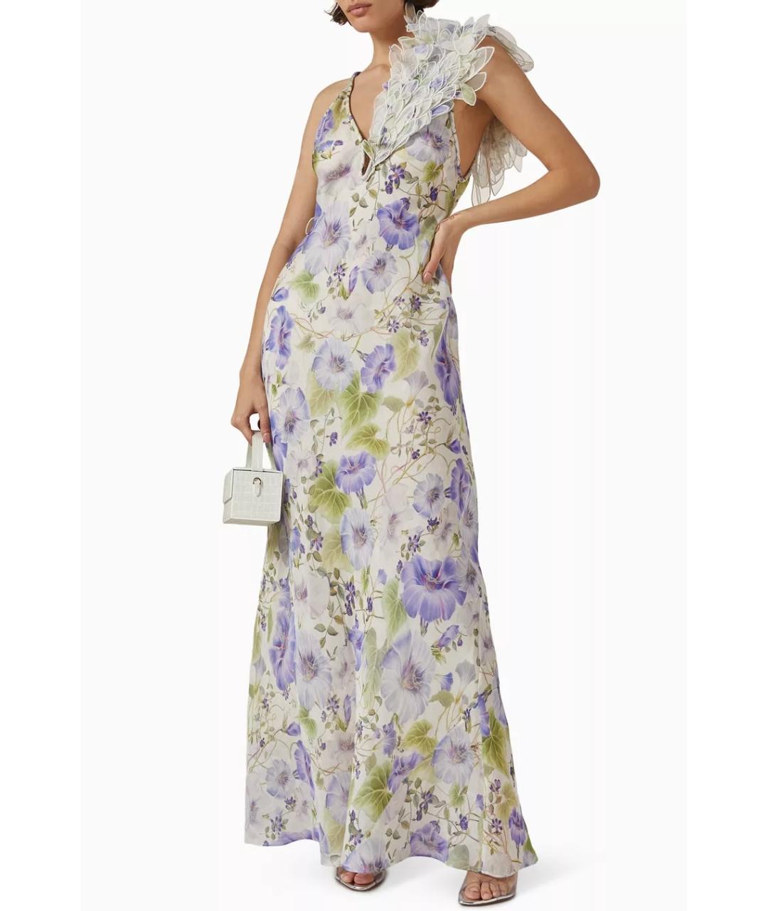 ZIMMERMANN Мульти льняное коктейльное платье, фото 3