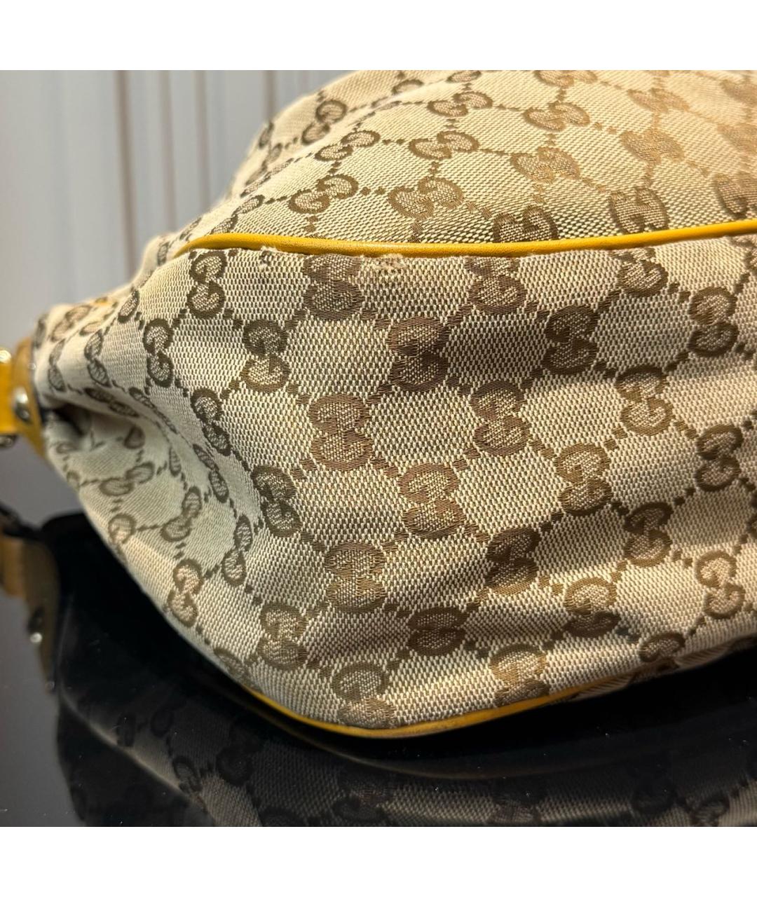 GUCCI Желтая сумка через плечо, фото 5