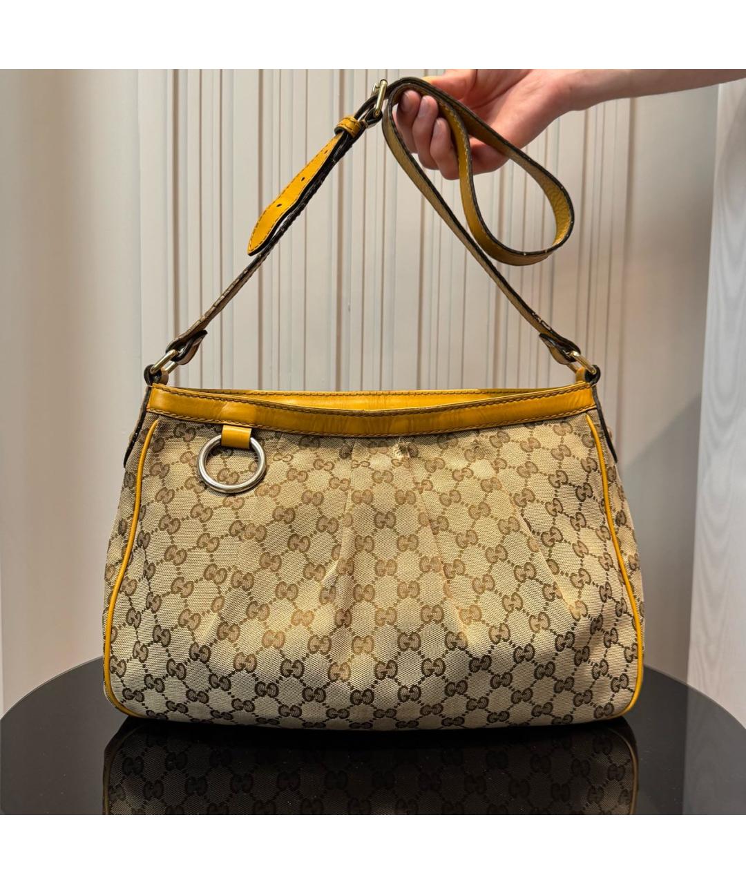 GUCCI Желтая сумка через плечо, фото 2