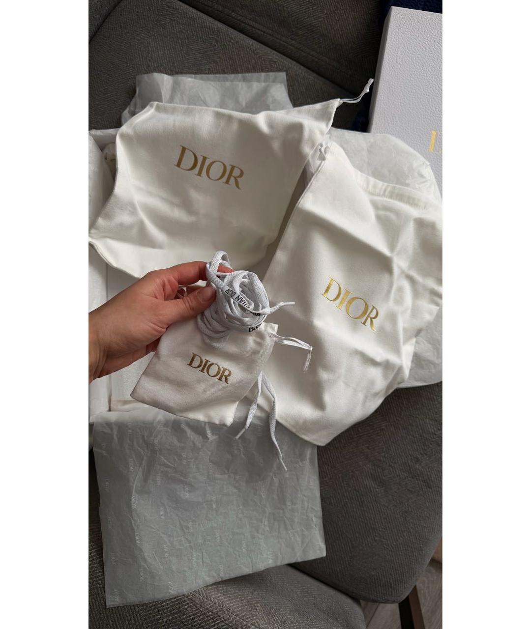 CHRISTIAN DIOR Синие текстильные кеды, фото 8